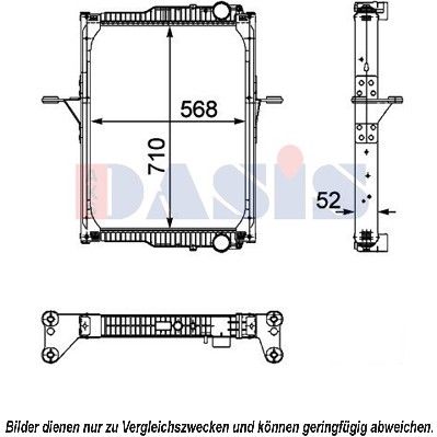 AKS DASIS radiatorius, variklio aušinimas 390044N